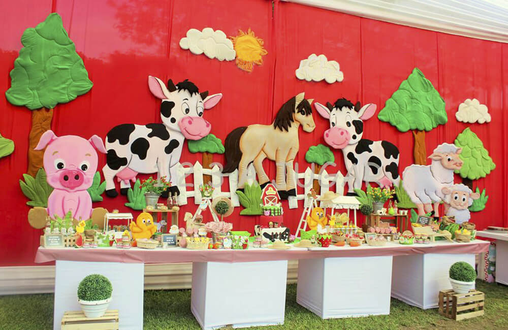 Decoración para show infantil 123 a jugar