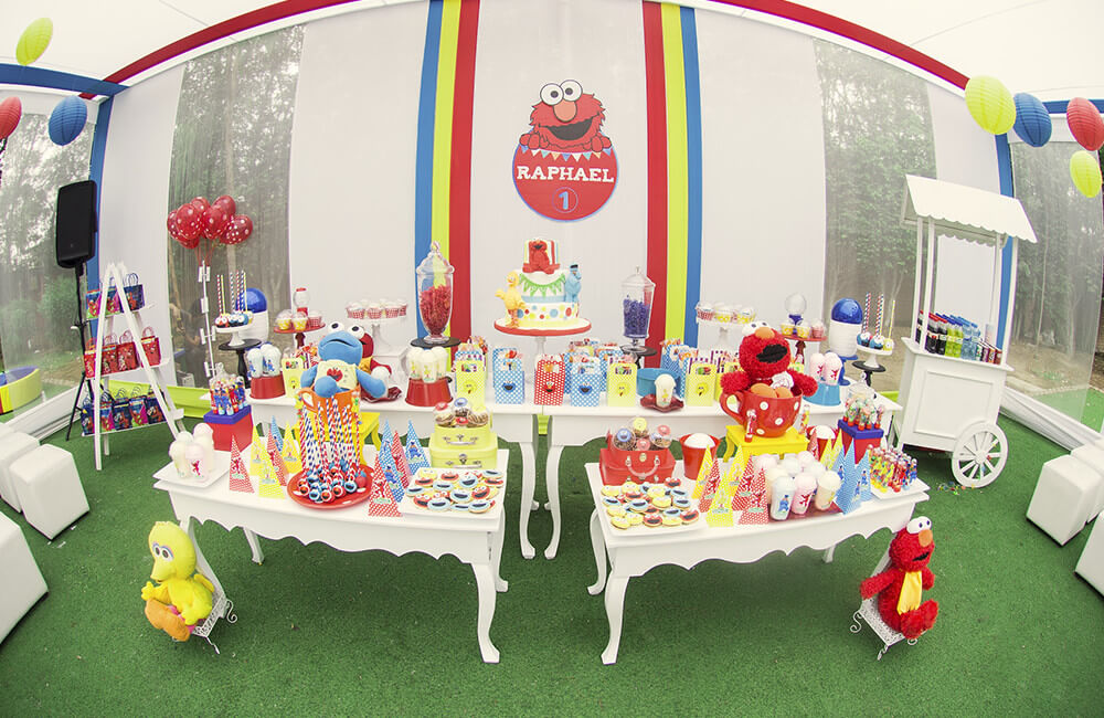 Decoración para show infantil 123 a jugar