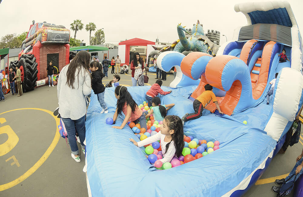 Juegos inflables y áreas de estimulación show infantil 123 a jugar