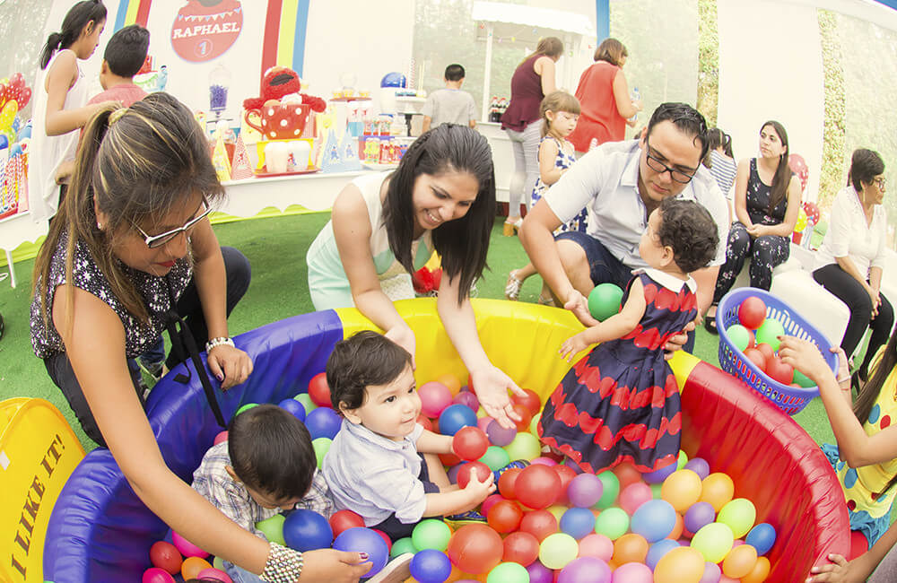 Juegos inflables y áreas de estimulación show infantil 123 a jugar